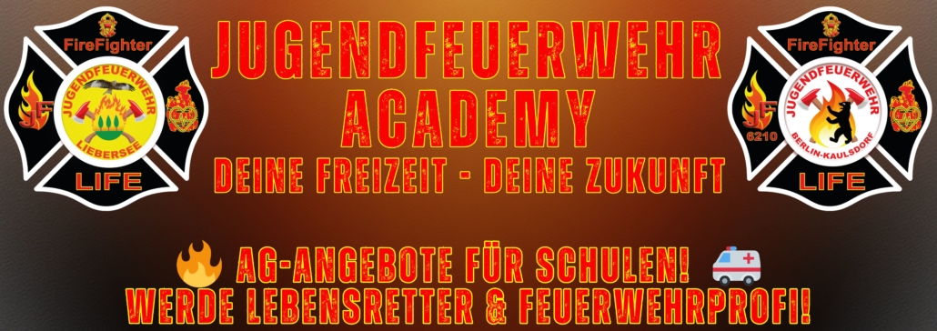 Banner Schul AG Jugendfeuerwehr-Academy