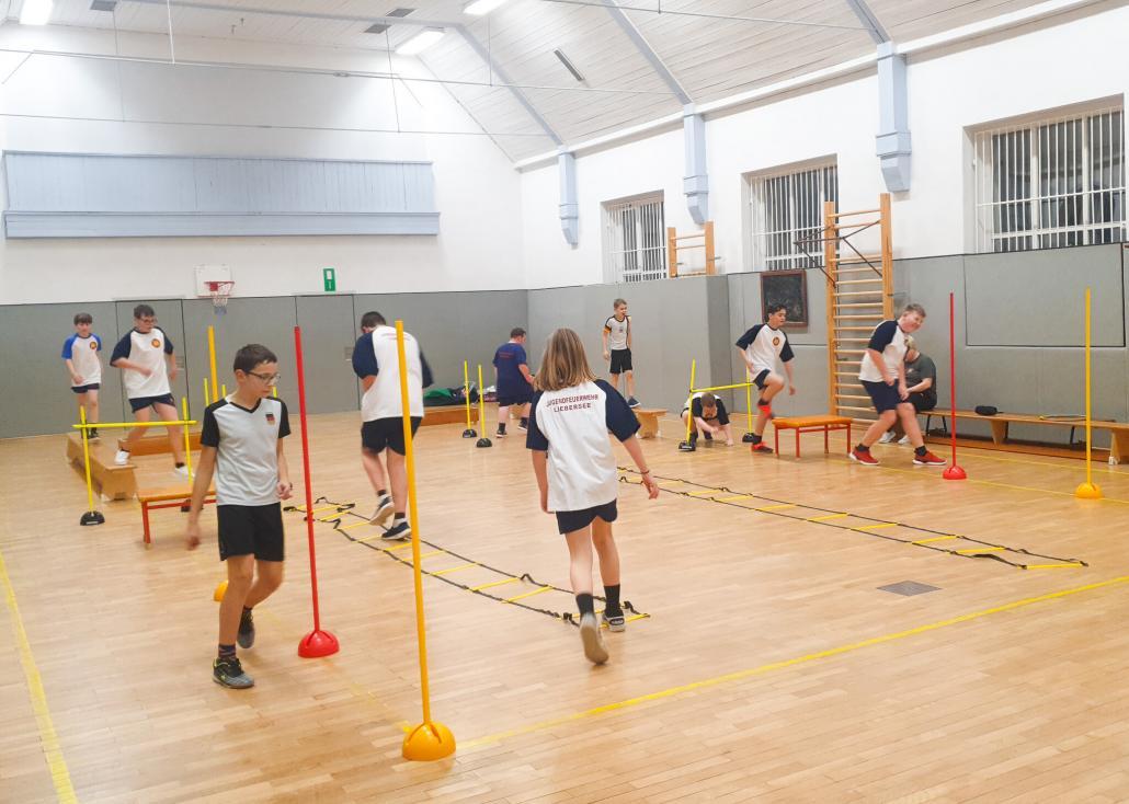 Dienstsport in der Jugendfeuerwehr Liebersee Dienstsport in der Jugendfeuerwehr Liebersee