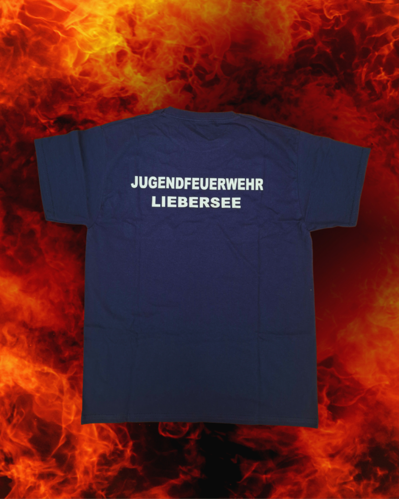 TSchirt Rücken Jugendfeuerwehr Liebersee TSchirt Rücken Jugendfeuerwehr Liebersee